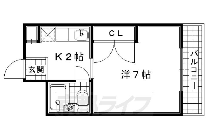 京都府宇治市小倉町神楽田 小倉駅 1K マンション 賃貸物件詳細