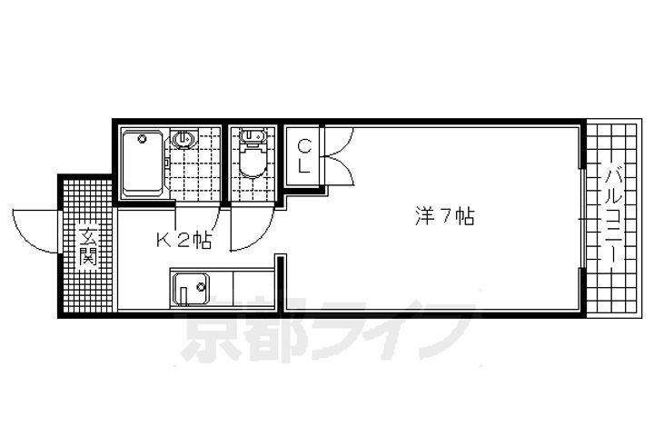 京都府宇治市小倉町老ノ木 小倉駅 1K マンション 賃貸物件詳細