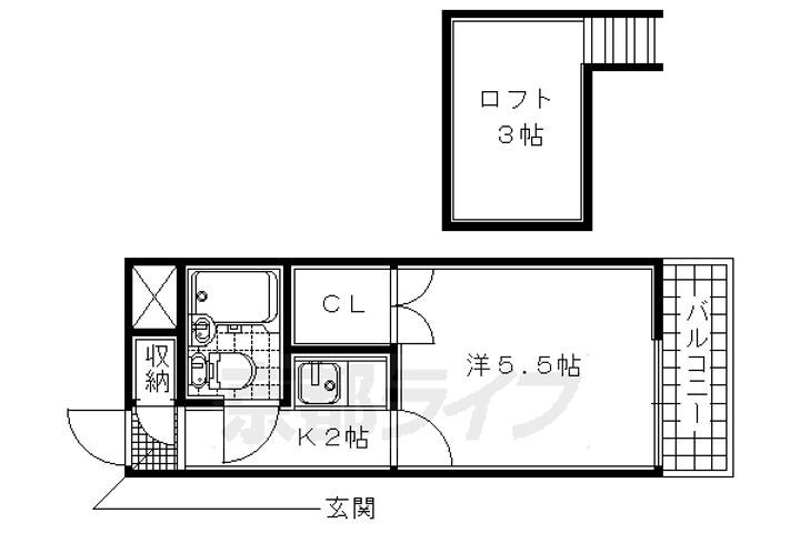 京都府八幡市八幡馬場 石清水八幡宮駅 1K アパート 賃貸物件詳細