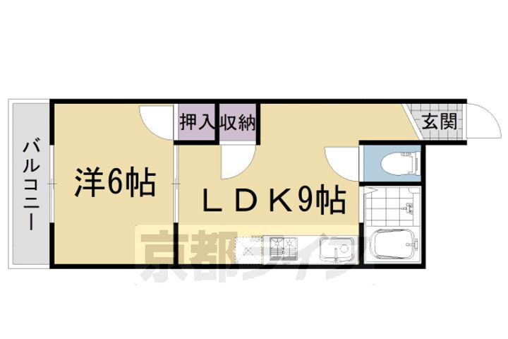 京都府宇治市神明宮北 大久保駅 1LDK マンション 賃貸物件詳細
