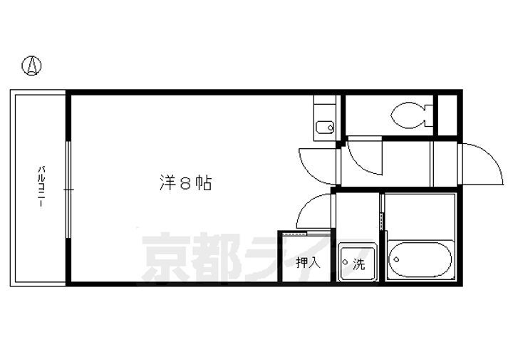 京都府京都市北区紫野東舟岡町 北大路駅 1K アパート 賃貸物件詳細