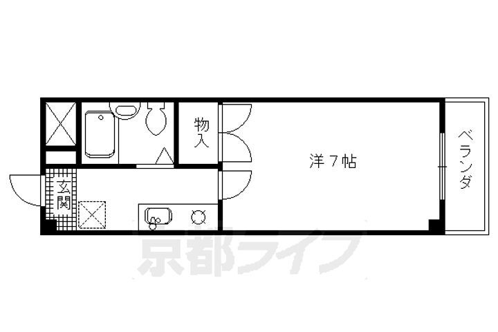 京都府京都市上京区榎町 今出川駅 1K マンション 賃貸物件詳細
