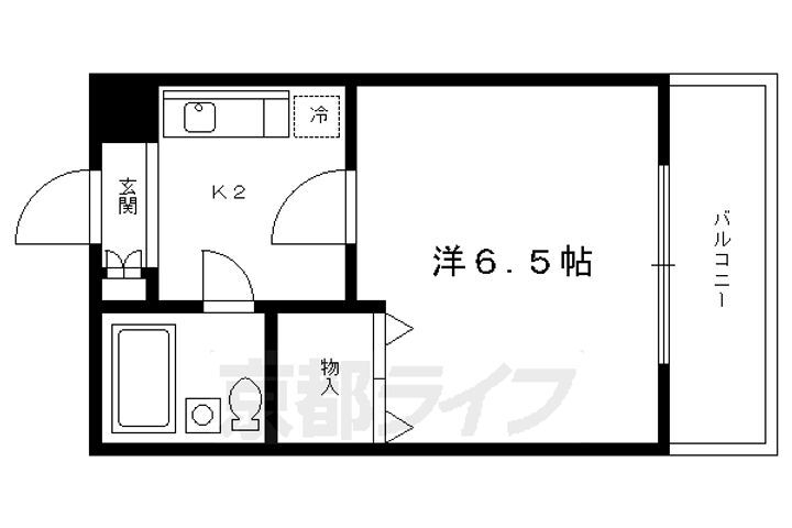 京都府京都市左京区一乗寺地蔵本町 一乗寺駅 1K マンション 賃貸物件詳細