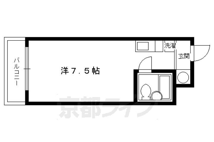 京都府京都市左京区一乗寺里ノ西町 一乗寺駅 1K マンション 賃貸物件詳細