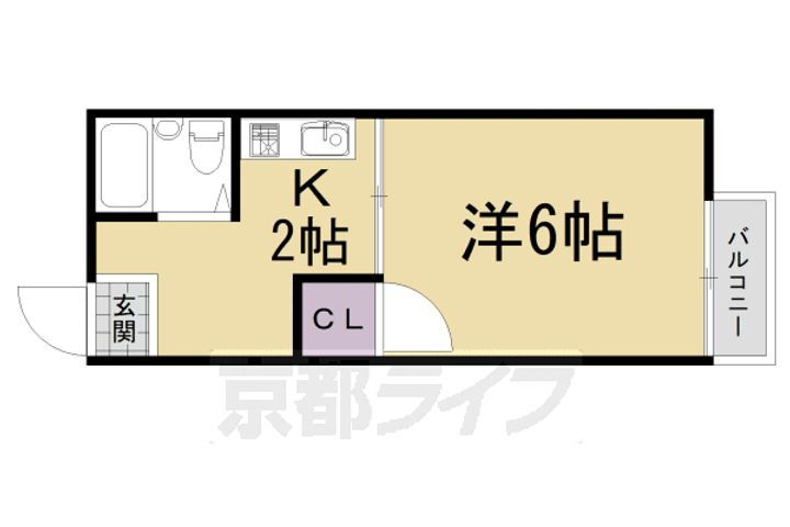 京都府京都市左京区一乗寺西水干町 茶山・京都芸術大学駅 1K マンション 賃貸物件詳細