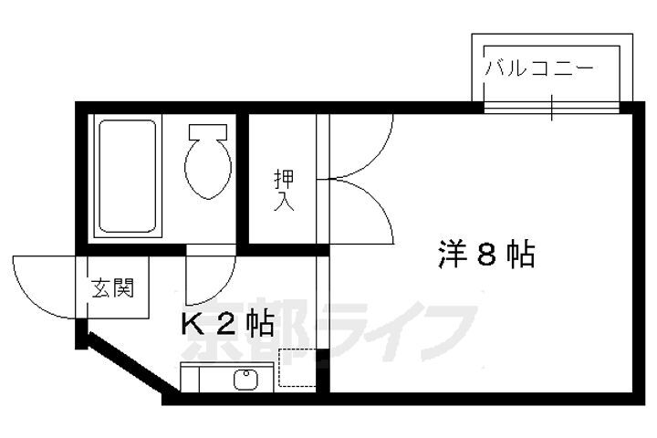 京都府京都市左京区下鴨泉川町 鞍馬口駅 1K マンション 賃貸物件詳細