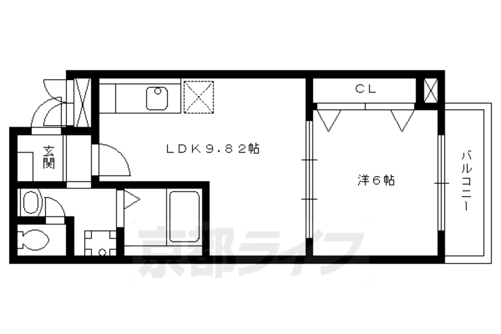 京都府京都市上京区芝薬師町 今出川駅 1DK マンション 賃貸物件詳細