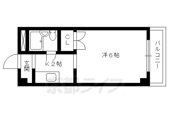 京都府京都市上京区笹屋町通千本東入笹屋町３丁目 北野白梅町駅 1K マンション 賃貸物件詳細