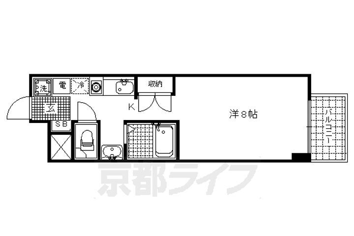 京都府京都市北区新御霊口町 鞍馬口駅 1K マンション 賃貸物件詳細