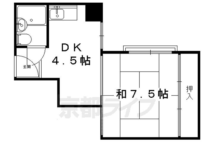 京都府京都市上京区出水町 神宮丸太町駅 1DK マンション 賃貸物件詳細