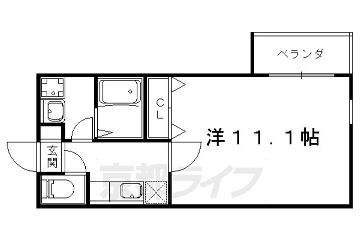 京都府京都市山科区椥辻池尻町 椥辻駅 1K マンション 賃貸物件詳細