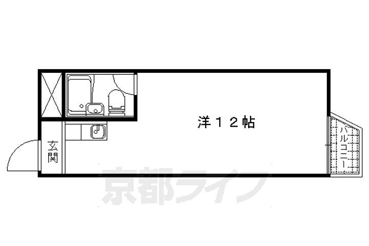 京都府京都市山科区東野南井ノ上町 東野駅 1K アパート 賃貸物件詳細