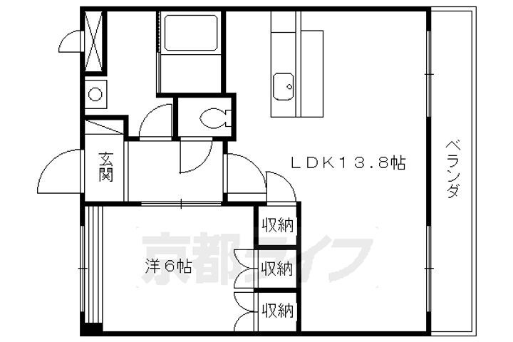 京都府京都市山科区西野山桜ノ馬場町 椥辻駅 1LDK アパート 賃貸物件詳細