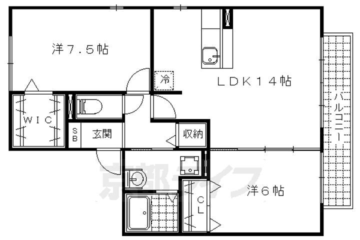 京都府京都市山科区音羽稲芝 東野駅 2LDK アパート 賃貸物件詳細