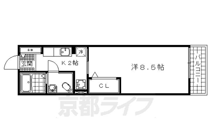 滋賀県大津市唐崎３丁目 唐崎駅 1K マンション 賃貸物件詳細