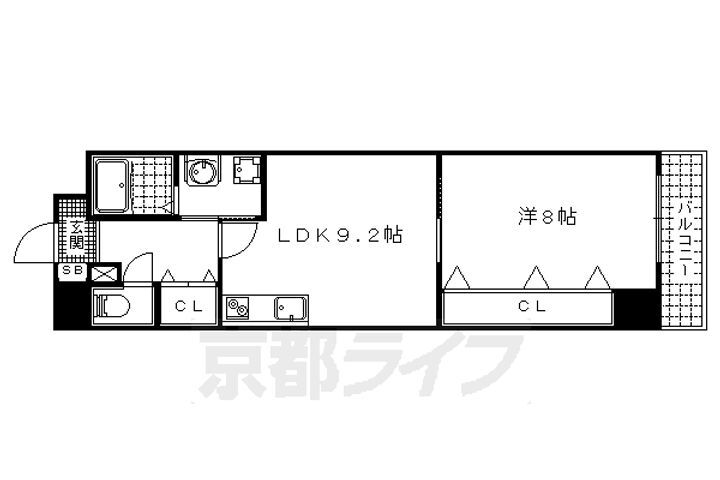 滋賀県大津市長等２丁目 大津駅 1LDK マンション 賃貸物件詳細