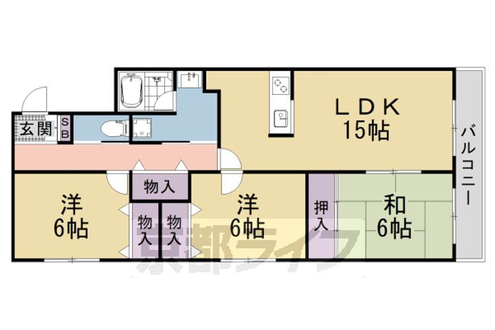 滋賀県大津市仰木の里３丁目 賃貸マンション