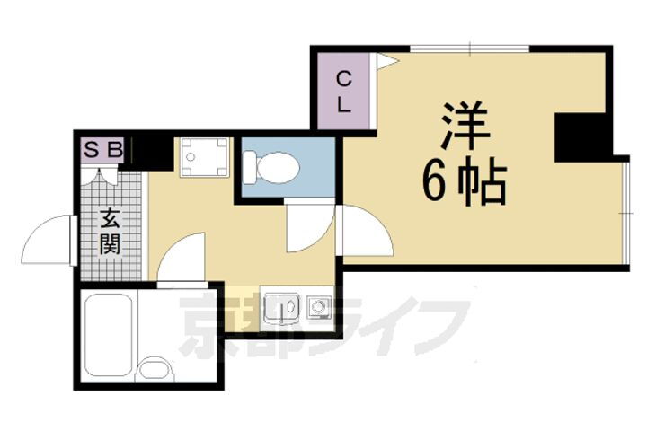 京都府京都市北区北野上白梅町 北野白梅町駅 1K マンション 賃貸物件詳細
