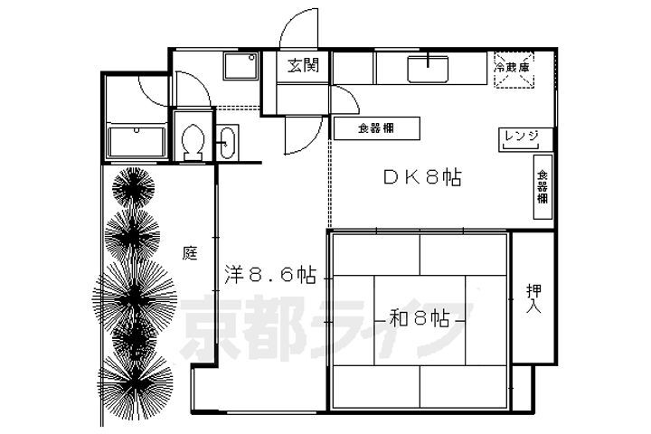 京都府京都市左京区吉田中大路町 出町柳駅 2DK アパート 賃貸物件詳細