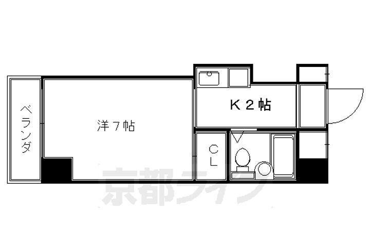 京都府京都市左京区一乗寺地蔵本町 茶山・京都芸術大学駅 1K マンション 賃貸物件詳細