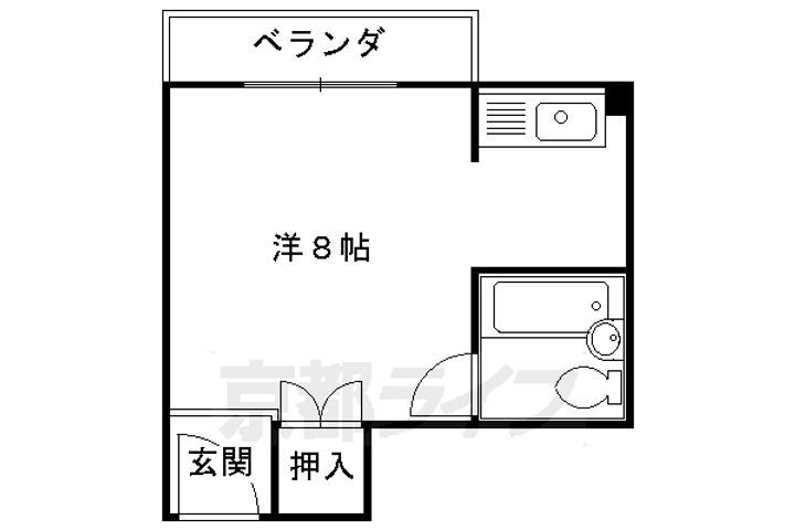 京都府京都市左京区田中西浦町 元田中駅 1K マンション 賃貸物件詳細