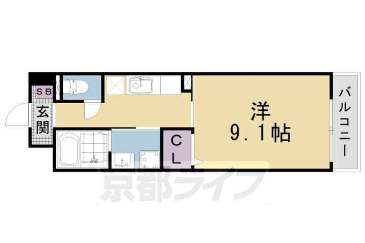京都府京都市南区吉祥院仁木ノ森町 西大路駅 1K マンション 賃貸物件詳細