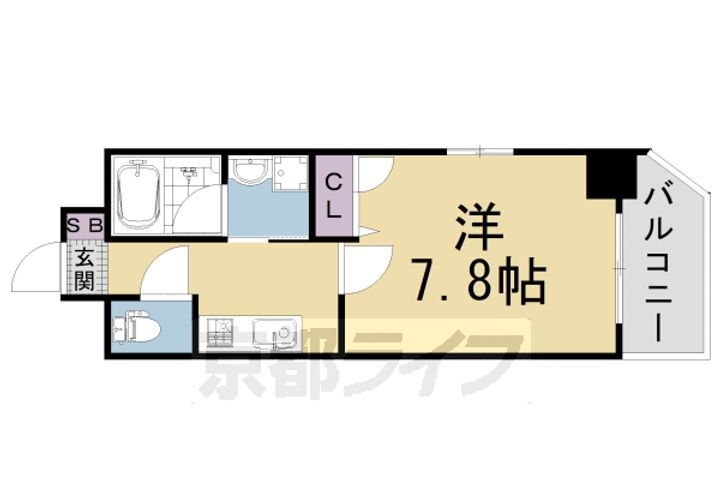京都府京都市中京区壬生花井町 大宮駅 1K マンション 賃貸物件詳細