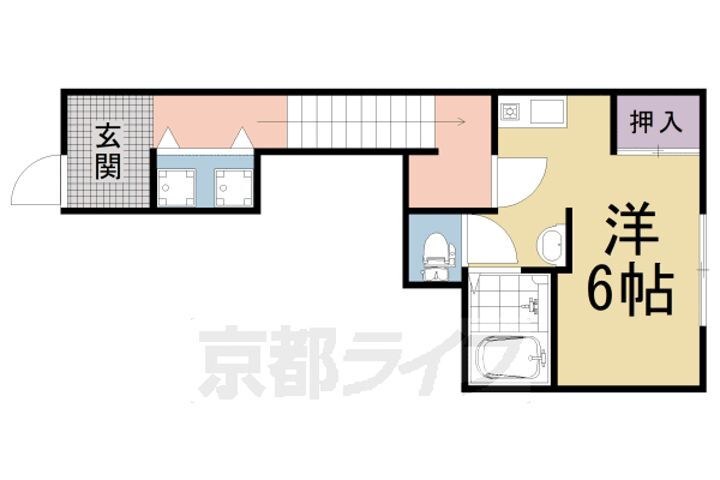 京都府京都市中京区西ノ京笠殿町 賃貸アパート