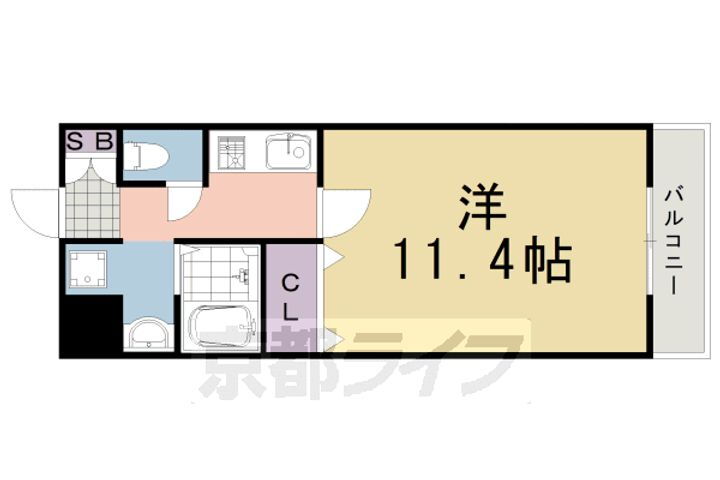 京都府京都市西京区御陵南荒木町 桂駅 1K マンション 賃貸物件詳細