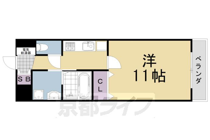 京都府京都市西京区御陵南荒木町 桂駅 1K マンション 賃貸物件詳細