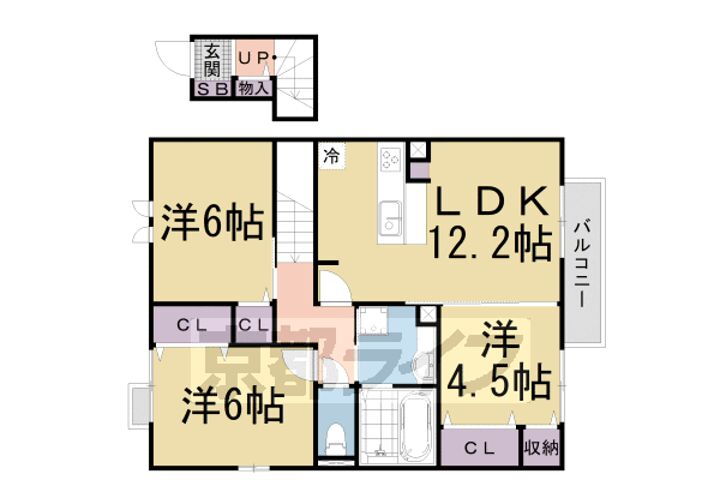 滋賀県大津市大萱５丁目 賃貸アパート