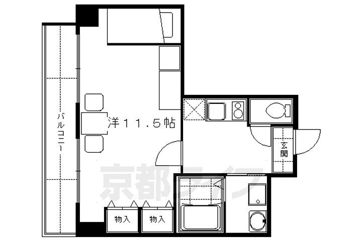 京都府京都市伏見区竹田西内畑町 竹田駅 1K マンション 賃貸物件詳細