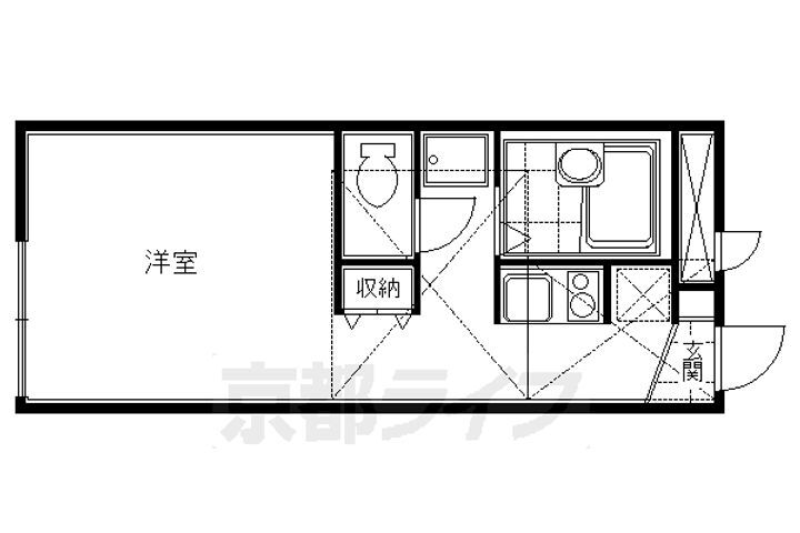 京都府京都市伏見区片原町 伏見桃山駅 1K アパート 賃貸物件詳細