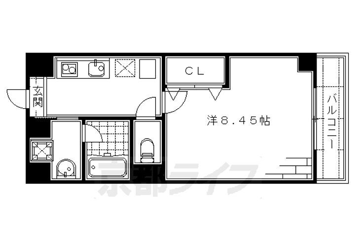 京都府京都市伏見区深草新門丈町 伏見駅 1K マンション 賃貸物件詳細