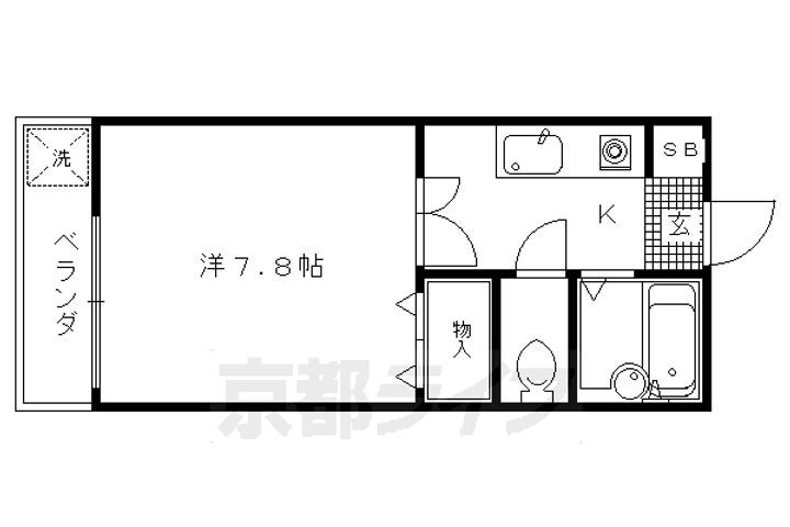 京都府京都市北区上賀茂舟着町 北大路駅 1K アパート 賃貸物件詳細