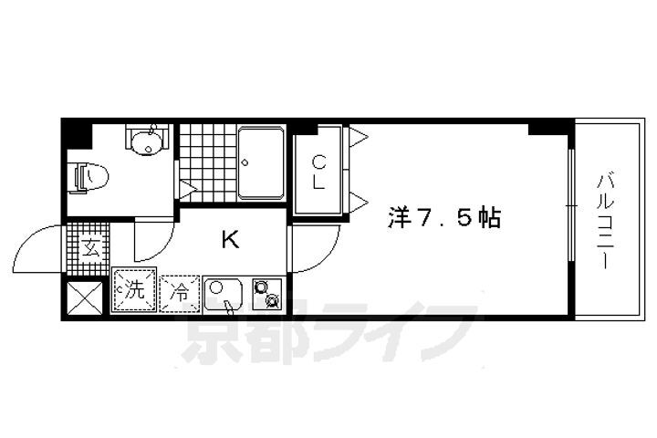 京都府京都市中京区西ノ京中保町 円町駅 1K マンション 賃貸物件詳細