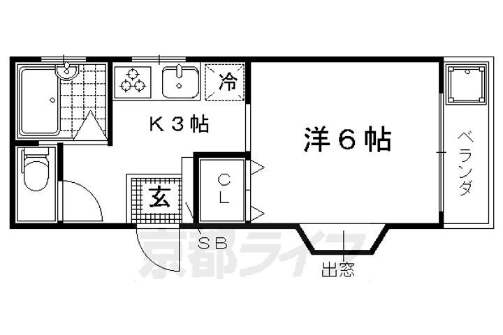 京都府京都市北区平野東柳町 北野白梅町駅 1K アパート 賃貸物件詳細