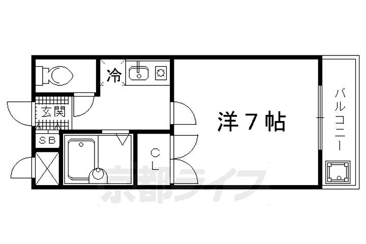 京都府京都市北区大将軍一条町 北野白梅町駅 1K マンション 賃貸物件詳細