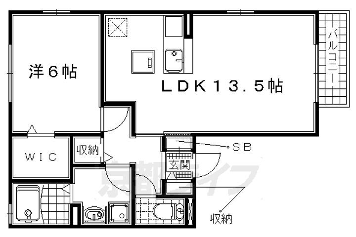 京都府木津川市相楽神後原 山田川駅 1LDK アパート 賃貸物件詳細