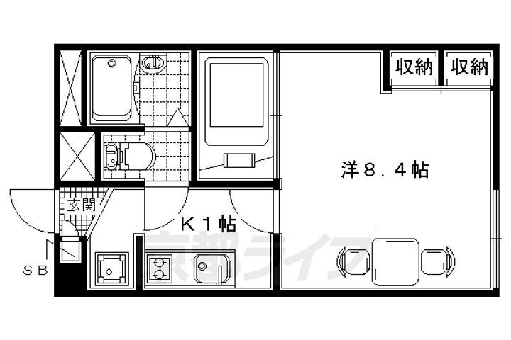 京都府八幡市八幡軸 石清水八幡宮駅 1K アパート 賃貸物件詳細