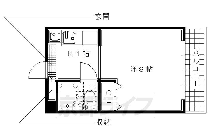 京都府京田辺市三山木上谷浦 ＪＲ三山木駅 1K マンション 賃貸物件詳細