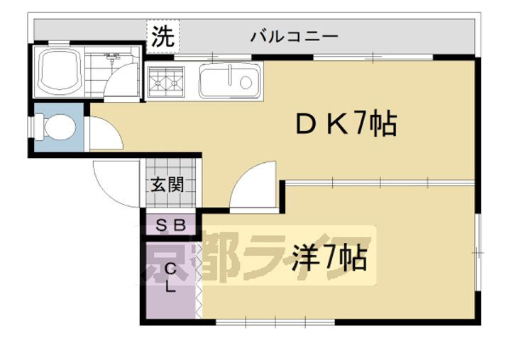 京都府京都市左京区田中大久保町 賃貸マンション