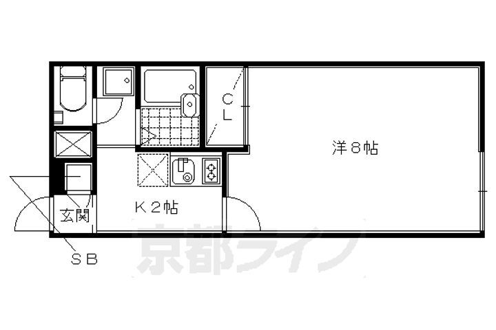 京都府京都市南区久世大築町 桂川駅 1K アパート 賃貸物件詳細