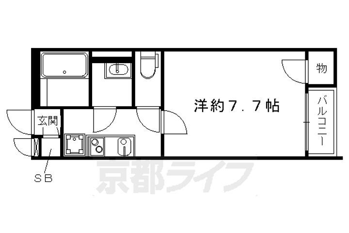 京都府長岡京市今里５丁目 長岡天神駅 1K アパート 賃貸物件詳細