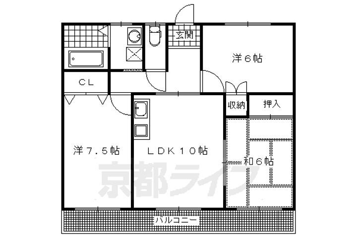 大阪府三島郡島本町山崎４丁目 賃貸マンション