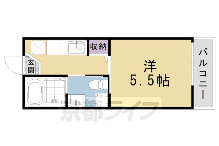 京都府京都市下京区西七条南月読町 西大路駅 1K マンション 賃貸物件詳細