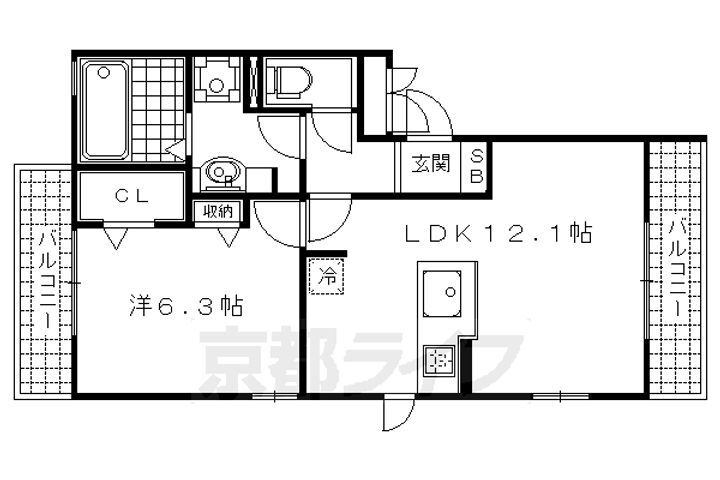 京都府京都市南区吉祥院西ノ内町 西大路駅 1LDK アパート 賃貸物件詳細