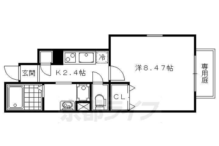 京都府京都市右京区嵯峨朝日町 嵯峨嵐山駅 1K アパート 賃貸物件詳細