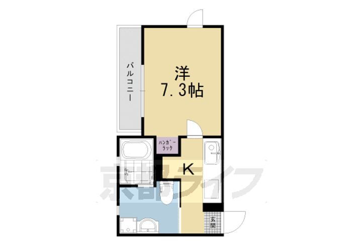 京都府京都市中京区西ノ京西中合町 西院駅 1K マンション 賃貸物件詳細