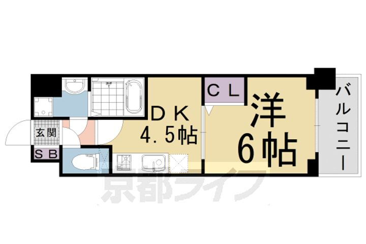 京都府京都市中京区壬生上大竹町 西院駅 1DK マンション 賃貸物件詳細